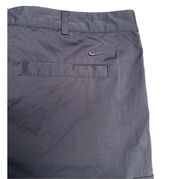 Nike Golf Dri-fit Men's size 42 charcoal grey/black performance shorts - Picture 5 of 10
